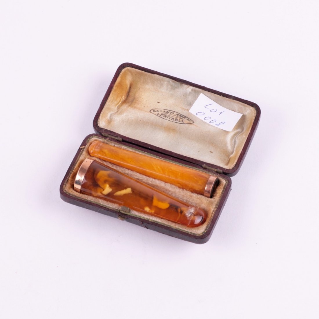 Two amber mouthpieces. — image 1