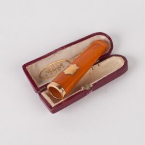 Amber mouthpiece in case. — image 1