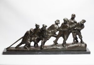 Bronze figure “Barge Haulers on the Volga” by Zelikson. — image 1
