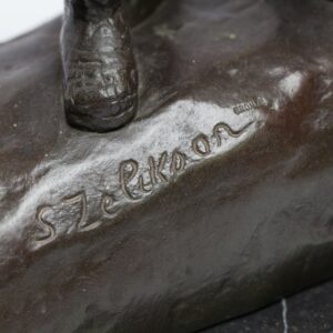 Bronze figure “Barge Haulers on the Volga” by Zelikson. — image 3