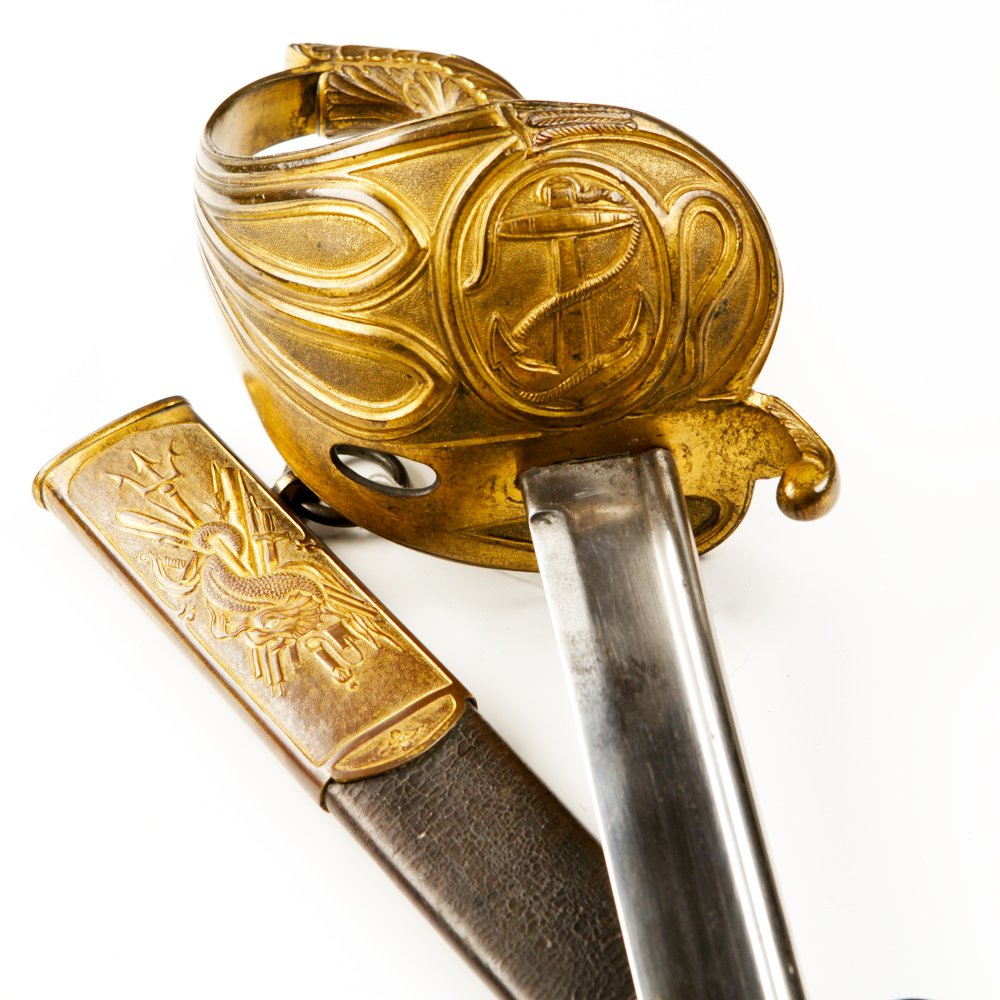 Extremely rare Danish navy sword. — image 1