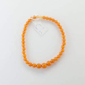 Natural Baltic Amber necklace, pressed. — image 2