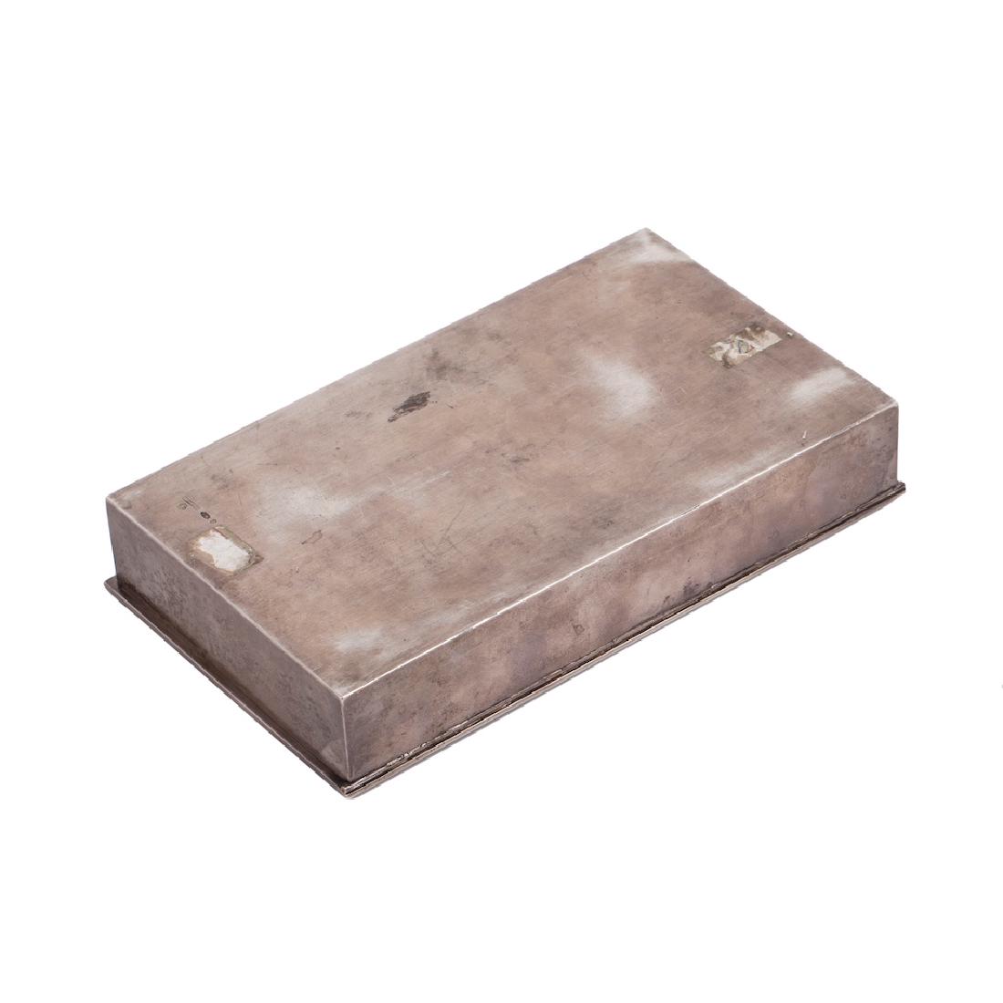 Russian cast silver-gilt cigar humidor — image 6
