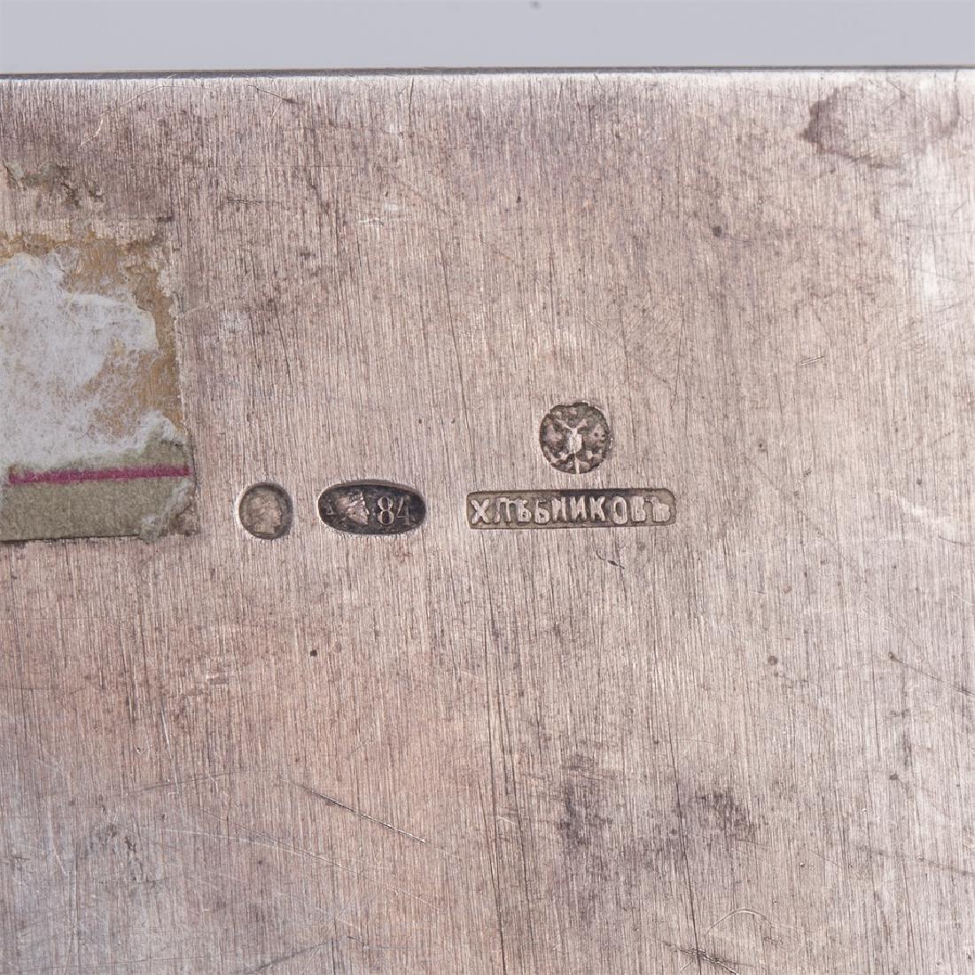 Russian cast silver-gilt cigar humidor — image 7