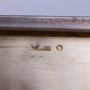 Russian cast silver-gilt cigar humidor — image 8