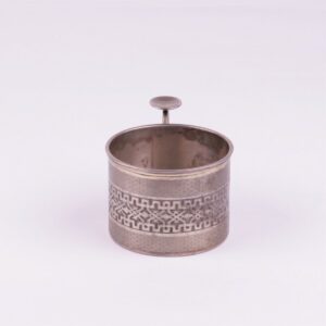 Russian silver teaglass-holder. Sazikov. I.Gubkin. — image 2