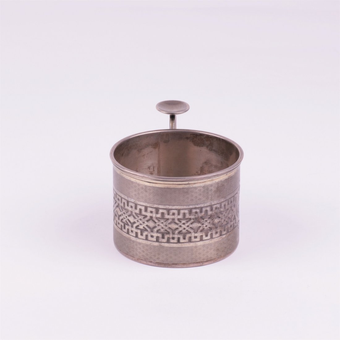 Russian silver teaglass-holder. Sazikov. I.Gubkin. — image 2