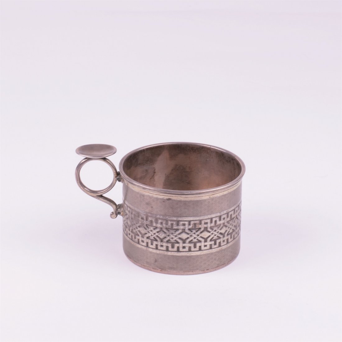 Russian silver teaglass-holder. Sazikov. I.Gubkin. — image 3
