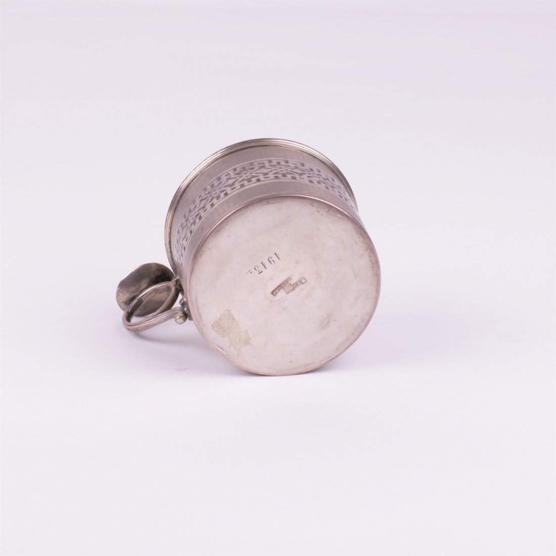 Russian silver teaglass-holder. Sazikov. I.Gubkin. — image 6