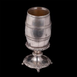 Russian viniculture motif goblet by I.Sazikov — image 2