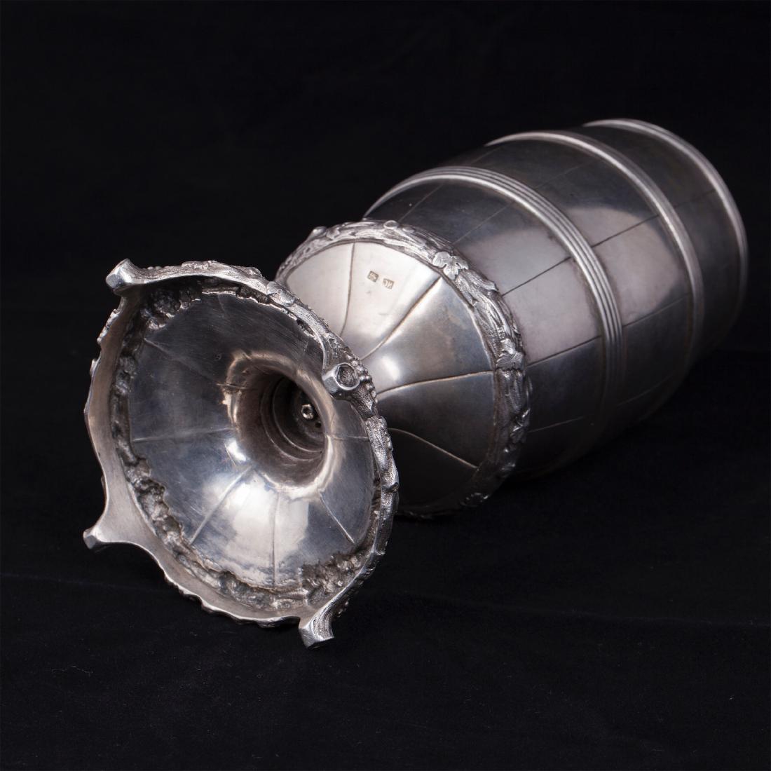 Russian viniculture motif goblet by I.Sazikov — image 3