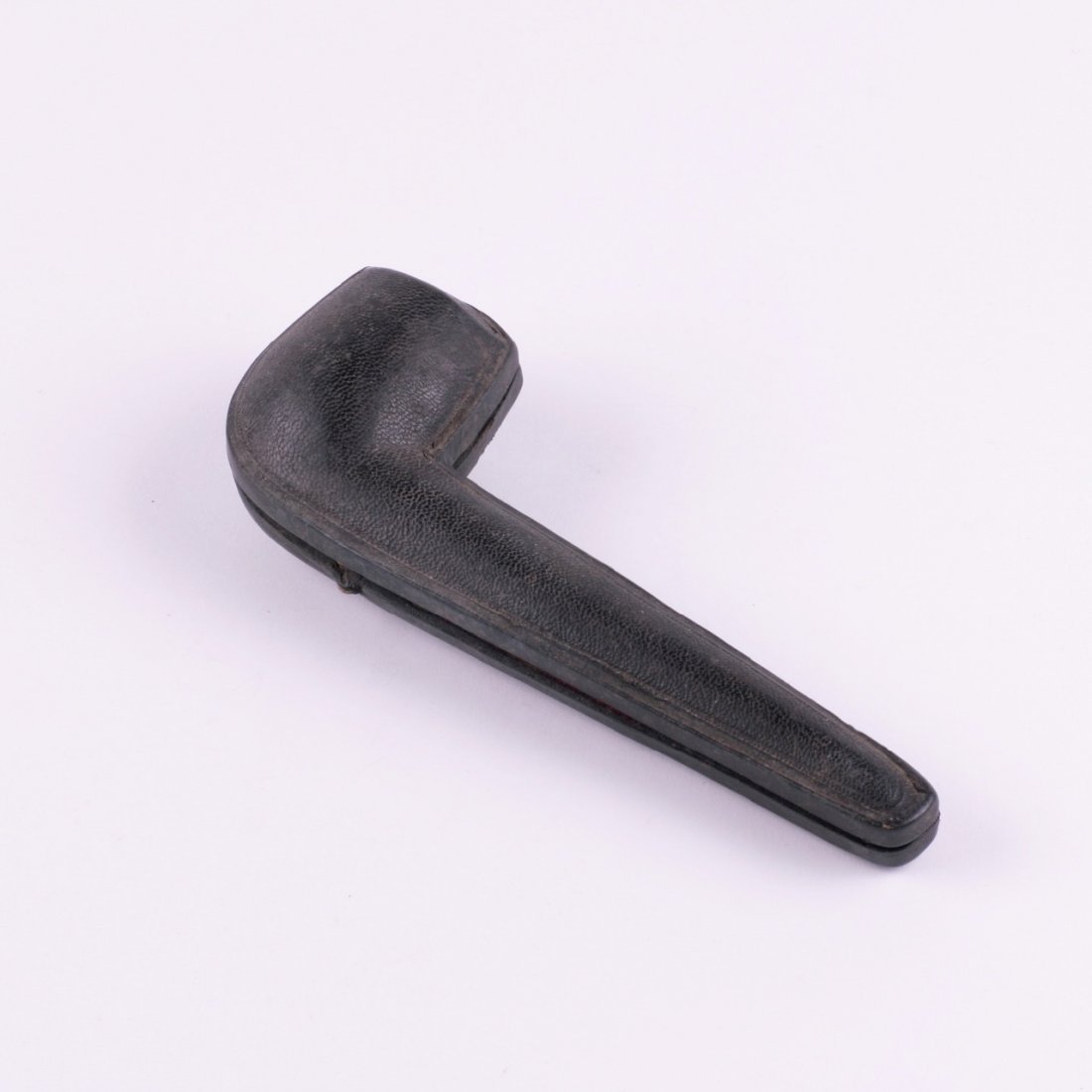 Antique smoking pipe with amber in case. — image 2
