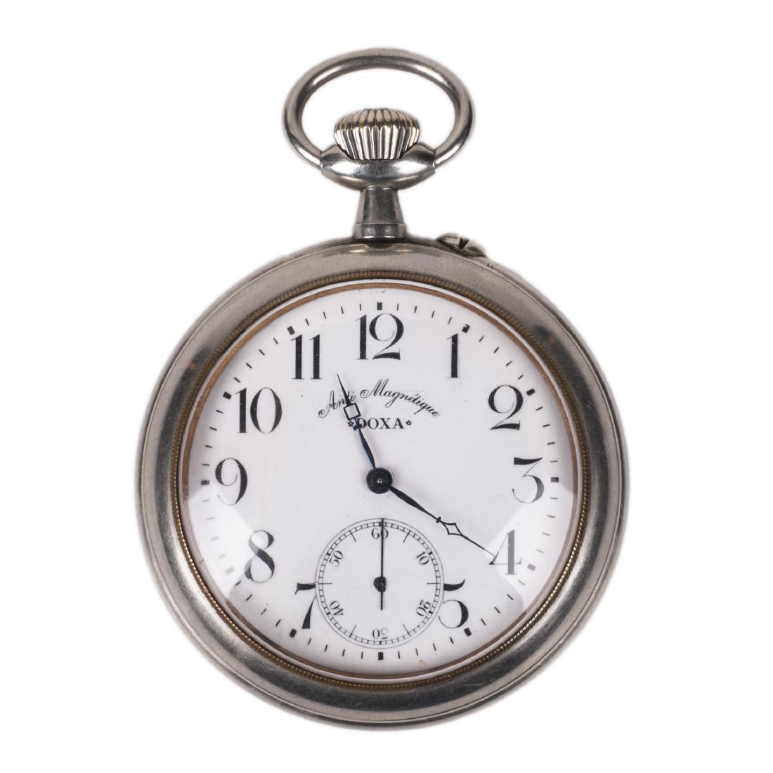Metal pocket watch "Doxa" — image 1