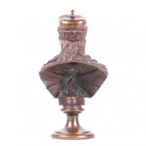 Russian bronze bust of Grand Duke Yuri Dolgorukiy, — image 4