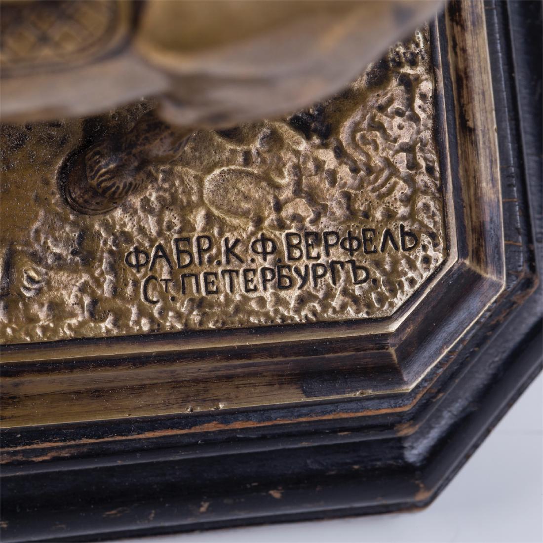 Russian bronze composition "Purebred horse" — image 5