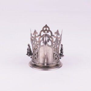 Russian silver style teaglass-holder. Nicols and — image 4
