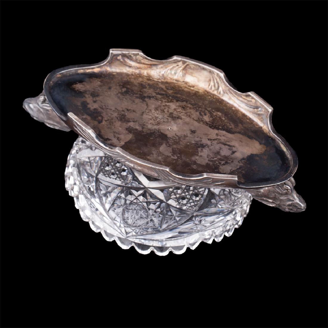 Russian Art Nouveau style silver-gilt vase — image 2