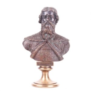 Russian bronze bust of Grand Duke Rostislav, F. Chopin — image 1