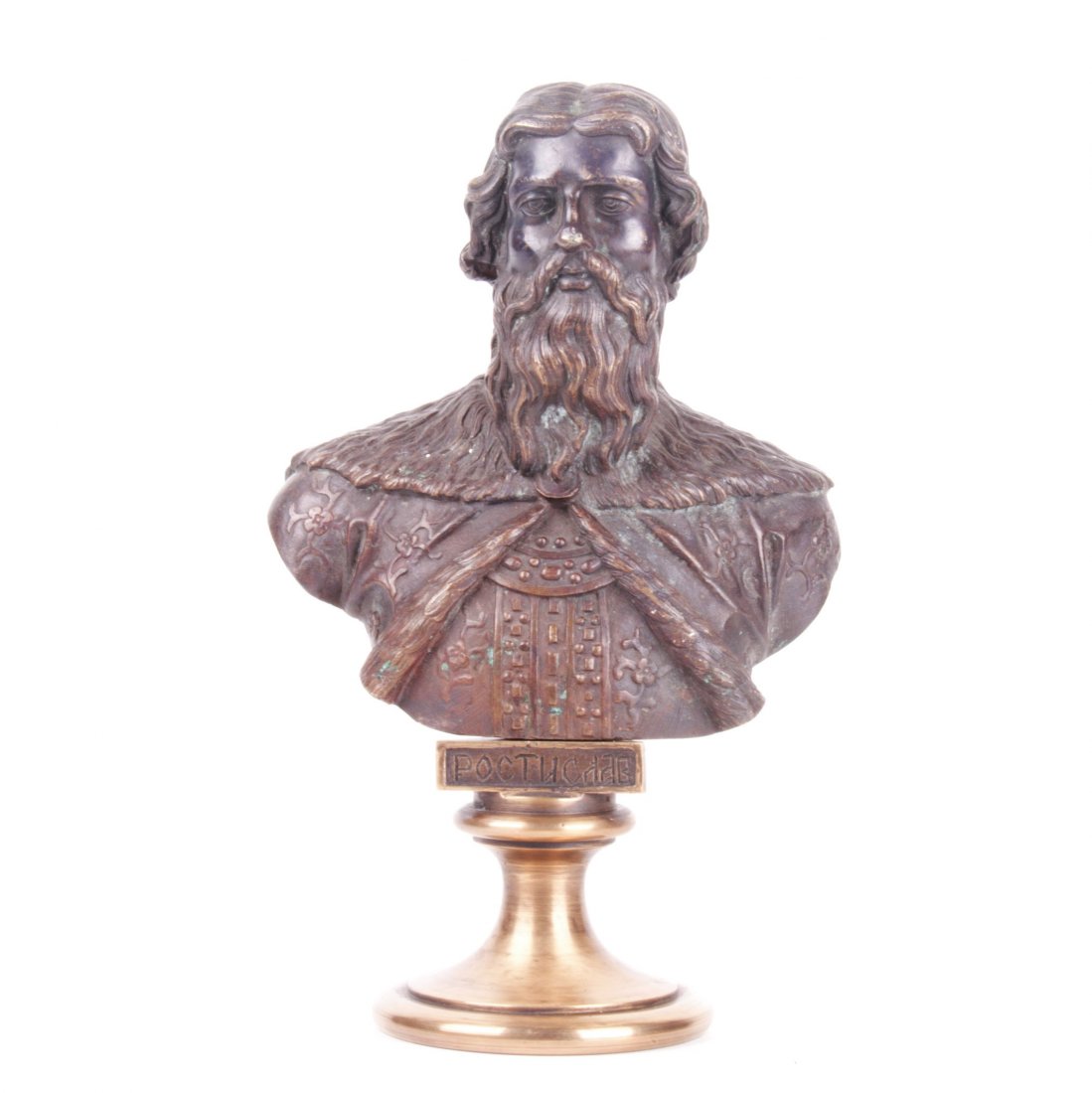 Russian bronze bust of Grand Duke Rostislav, F. Chopin — image 1