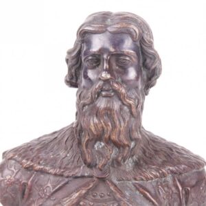 Russian bronze bust of Grand Duke Rostislav, F. Chopin — image 2