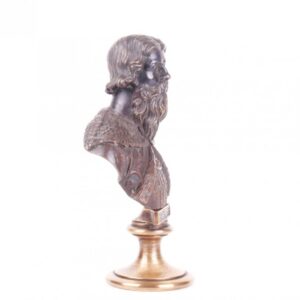 Russian bronze bust of Grand Duke Rostislav, F. Chopin — image 5