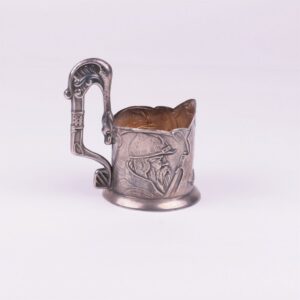 Russian silver teaglass holder. Mikhail Tarasov. — image 3