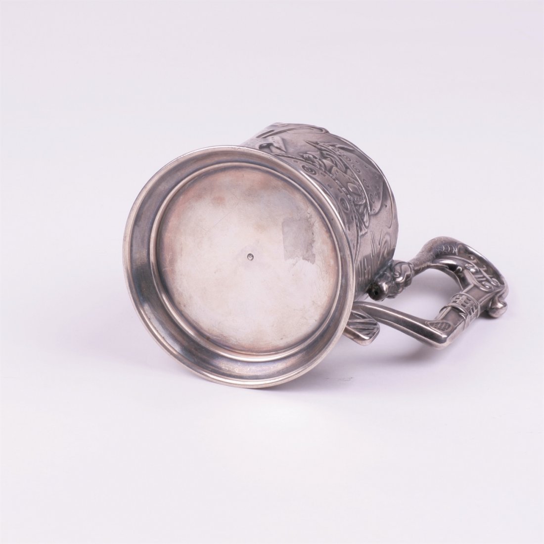 Russian silver teaglass holder. Mikhail Tarasov. — image 6
