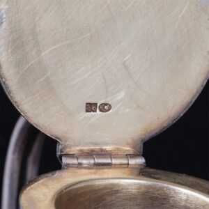 A pair of Faberge silver and cut-glass carafes — image 3