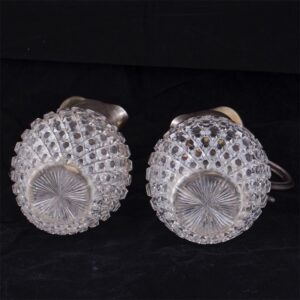 A pair of Faberge silver and cut-glass carafes — image 4