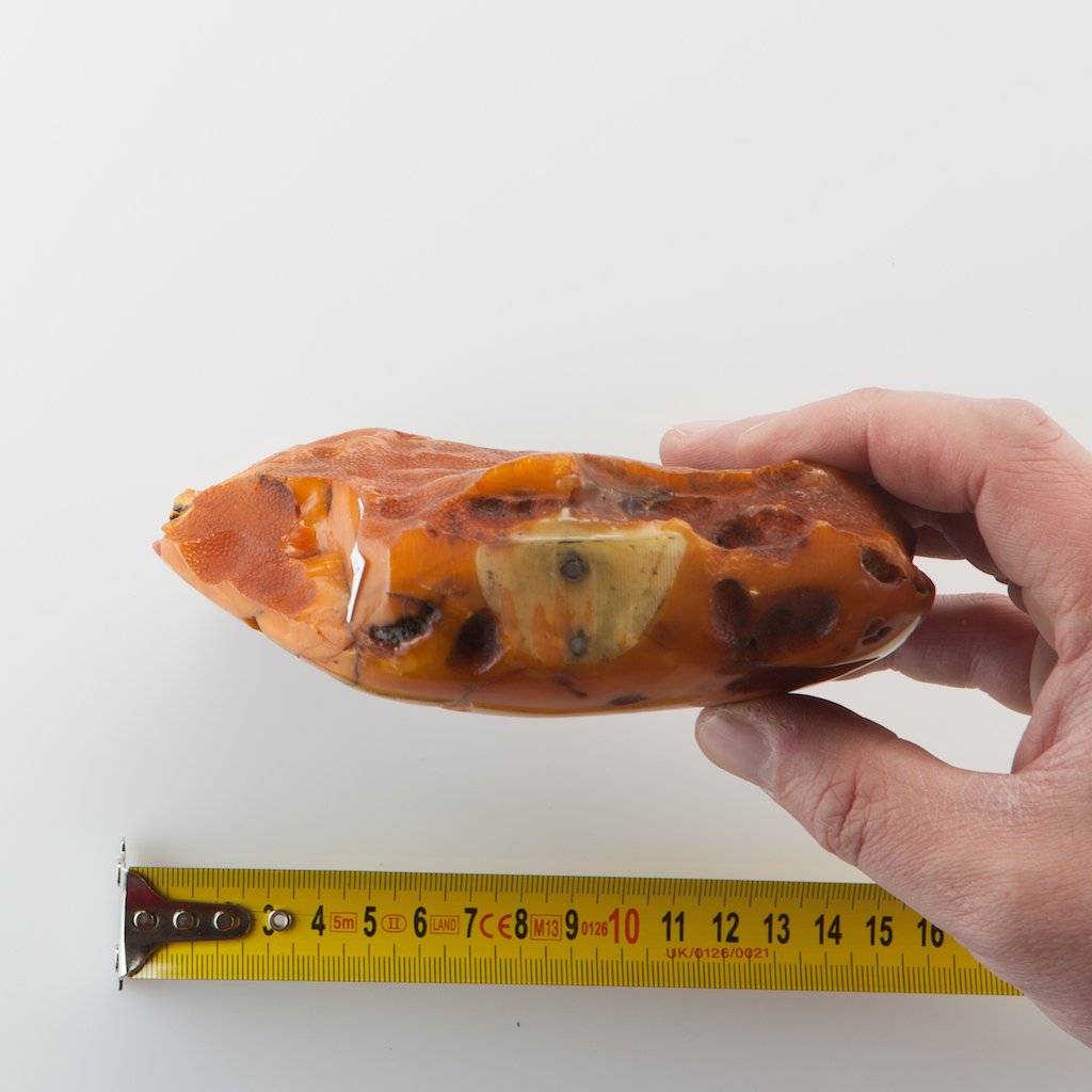 Antique Natural Baltic Amber piece. — image 3