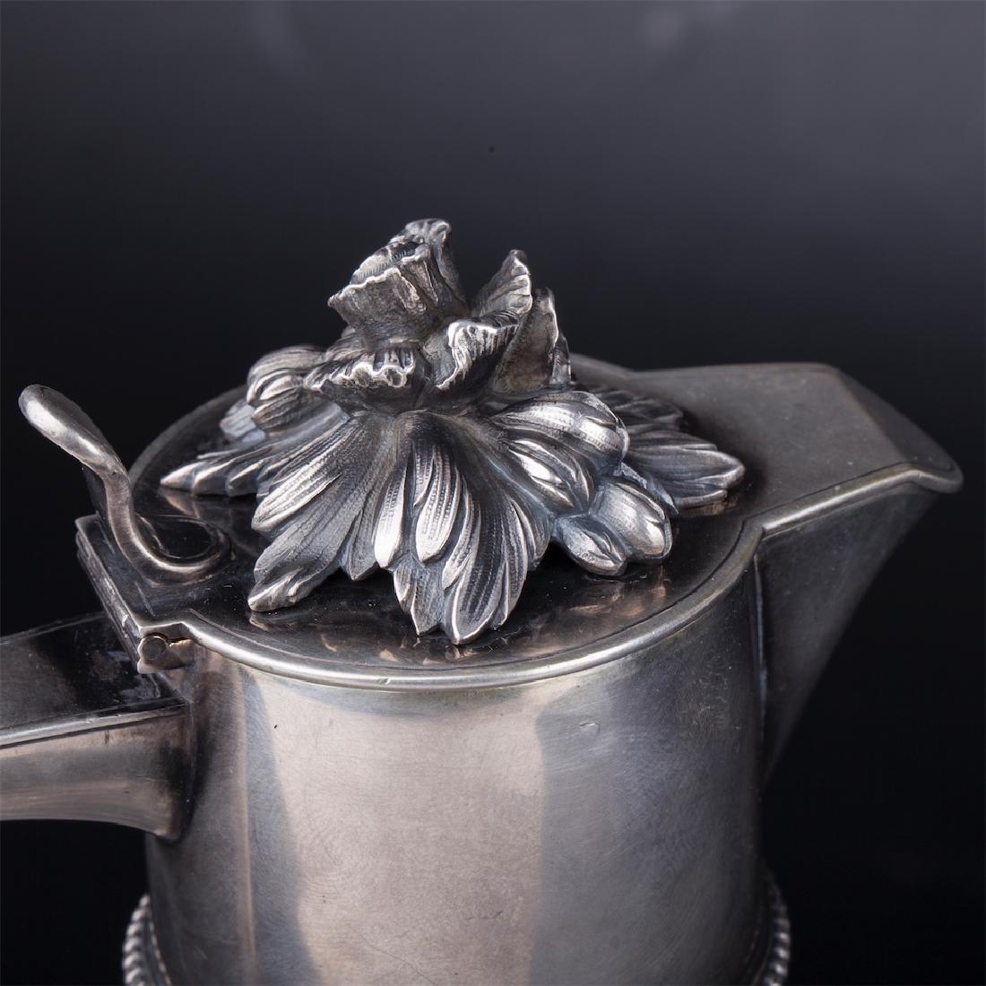 Faberge cast silver-gilt and cut crystal carafe — image 8