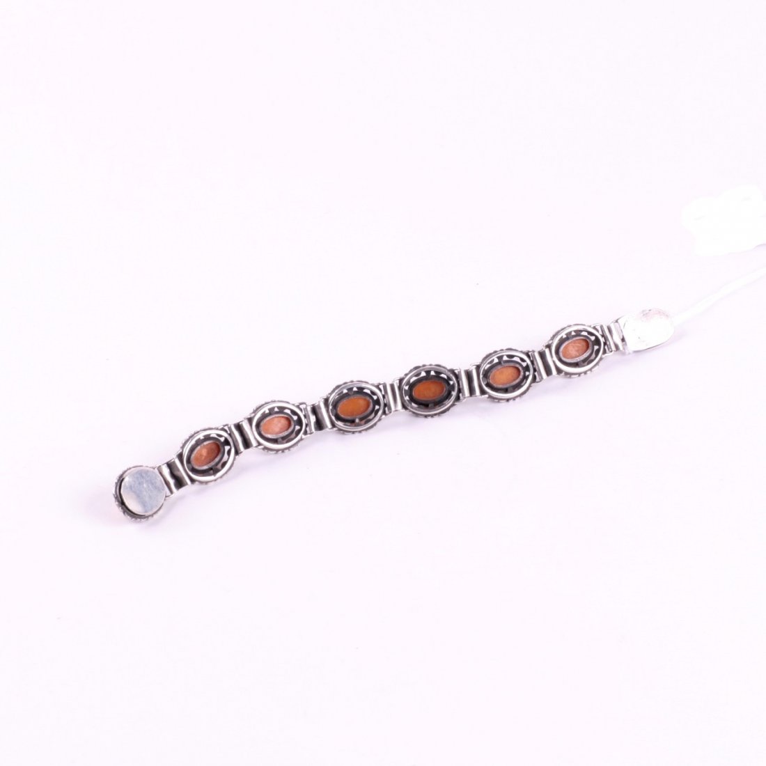 Hand bracelet with amber. — image 3