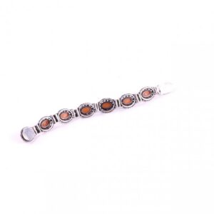 Hand bracelet with amber. — image 4