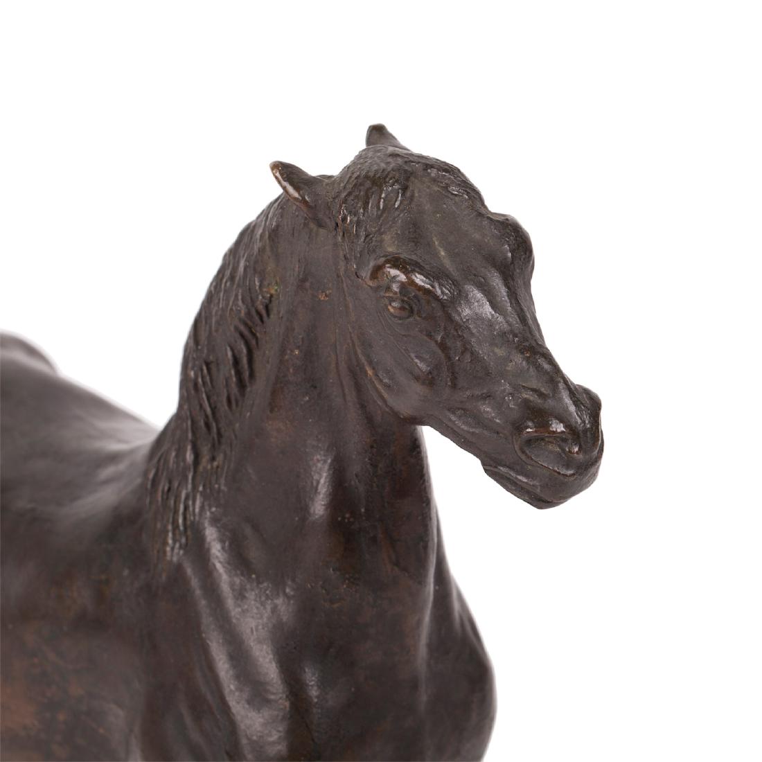 Rare bronze composition "Vyatka breed horse" — image 3
