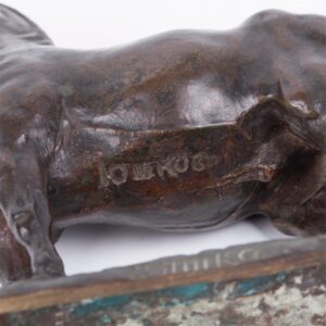Rare bronze composition "Vyatka breed horse" — image 7