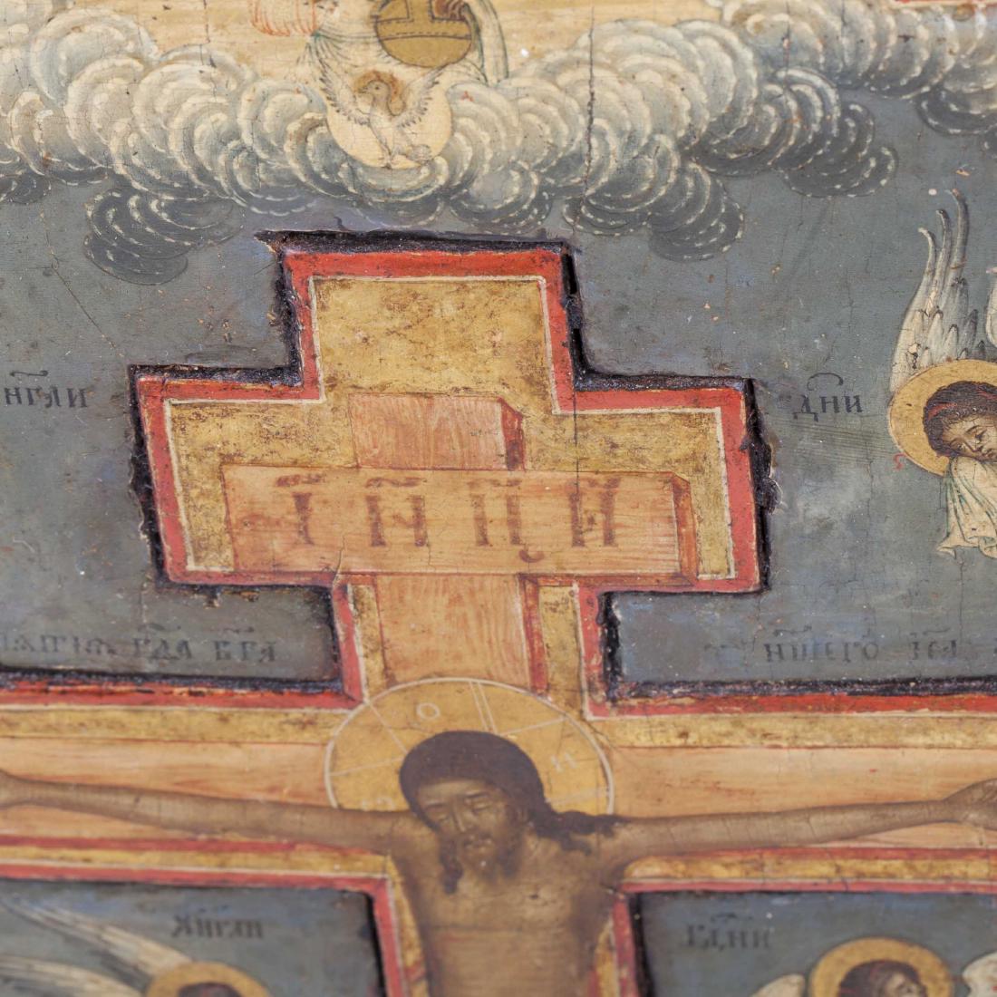 Rare Russian Icon of the Crucifixion — image 6