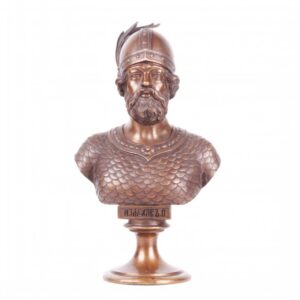 Russian bronze bust of Grand Duke Iziaslav II, F. — image 1
