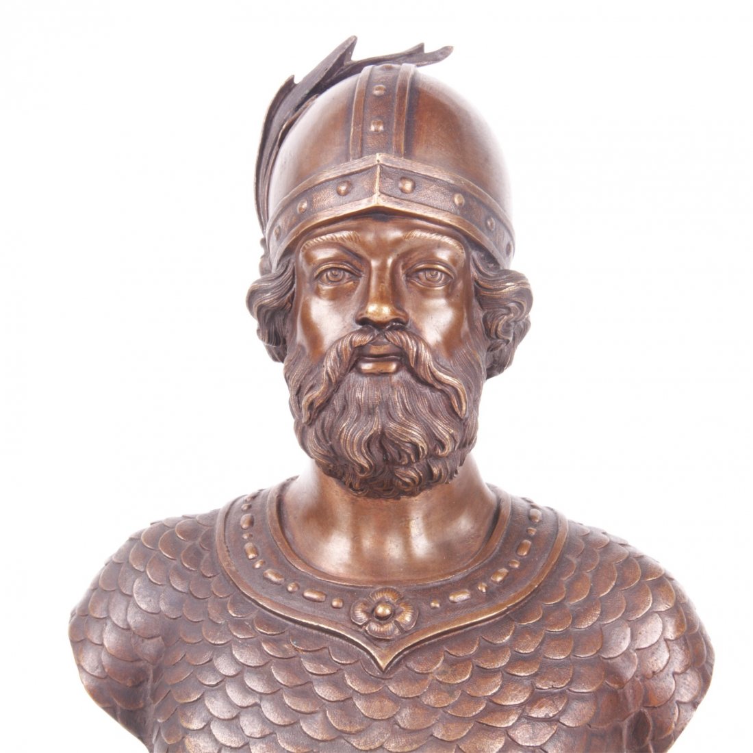 Russian bronze bust of Grand Duke Iziaslav II, F. — image 2