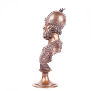 Russian bronze bust of Grand Duke Iziaslav II, F. — image 3