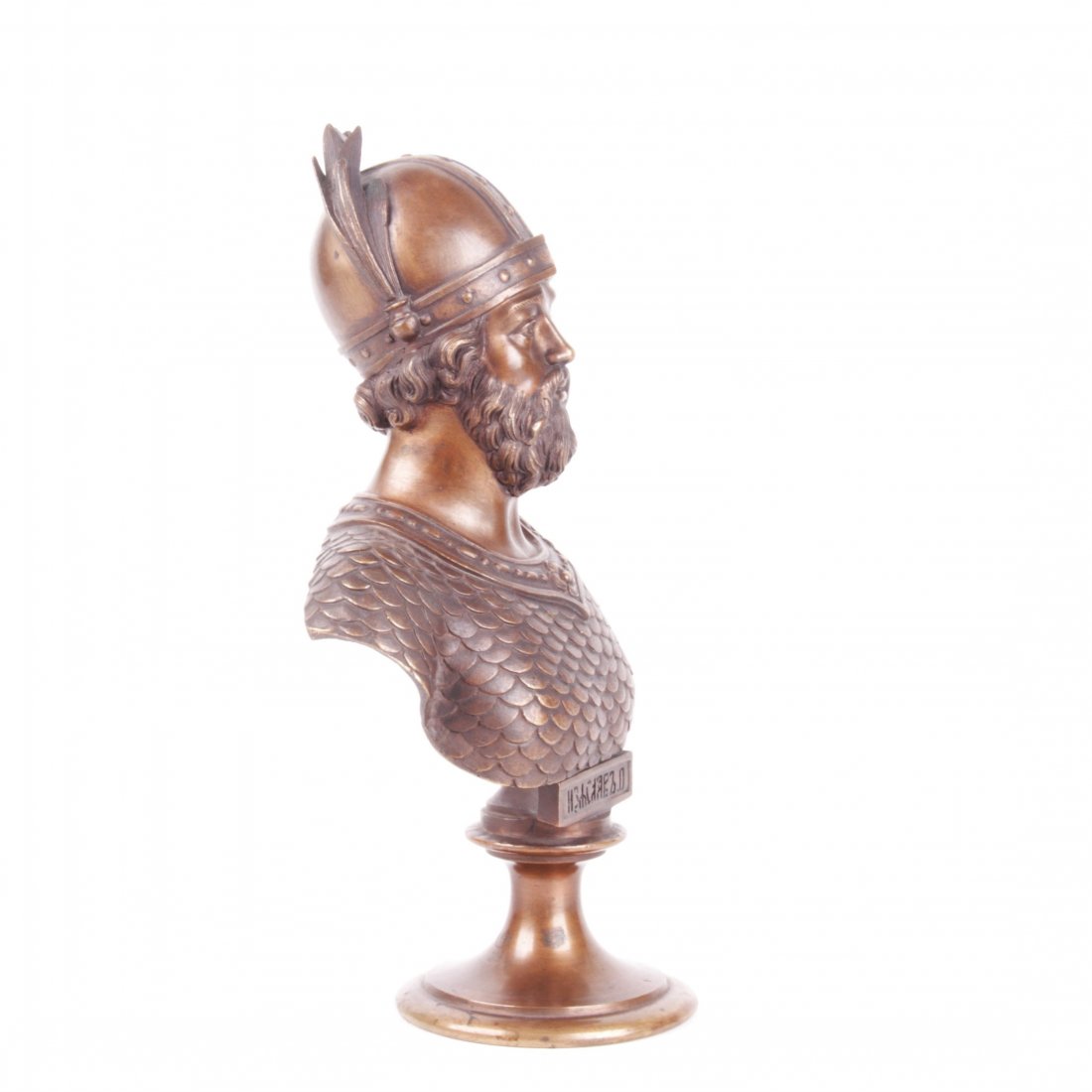 Russian bronze bust of Grand Duke Iziaslav II, F. — image 5