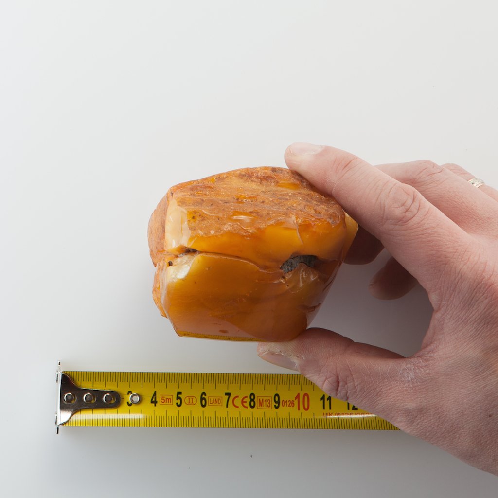 Antique Natural Baltic Amber piece. — image 4