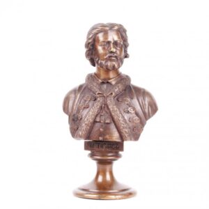 Russian bronze bust of Grand Duke Mstislav I, F. Chopin — image 1