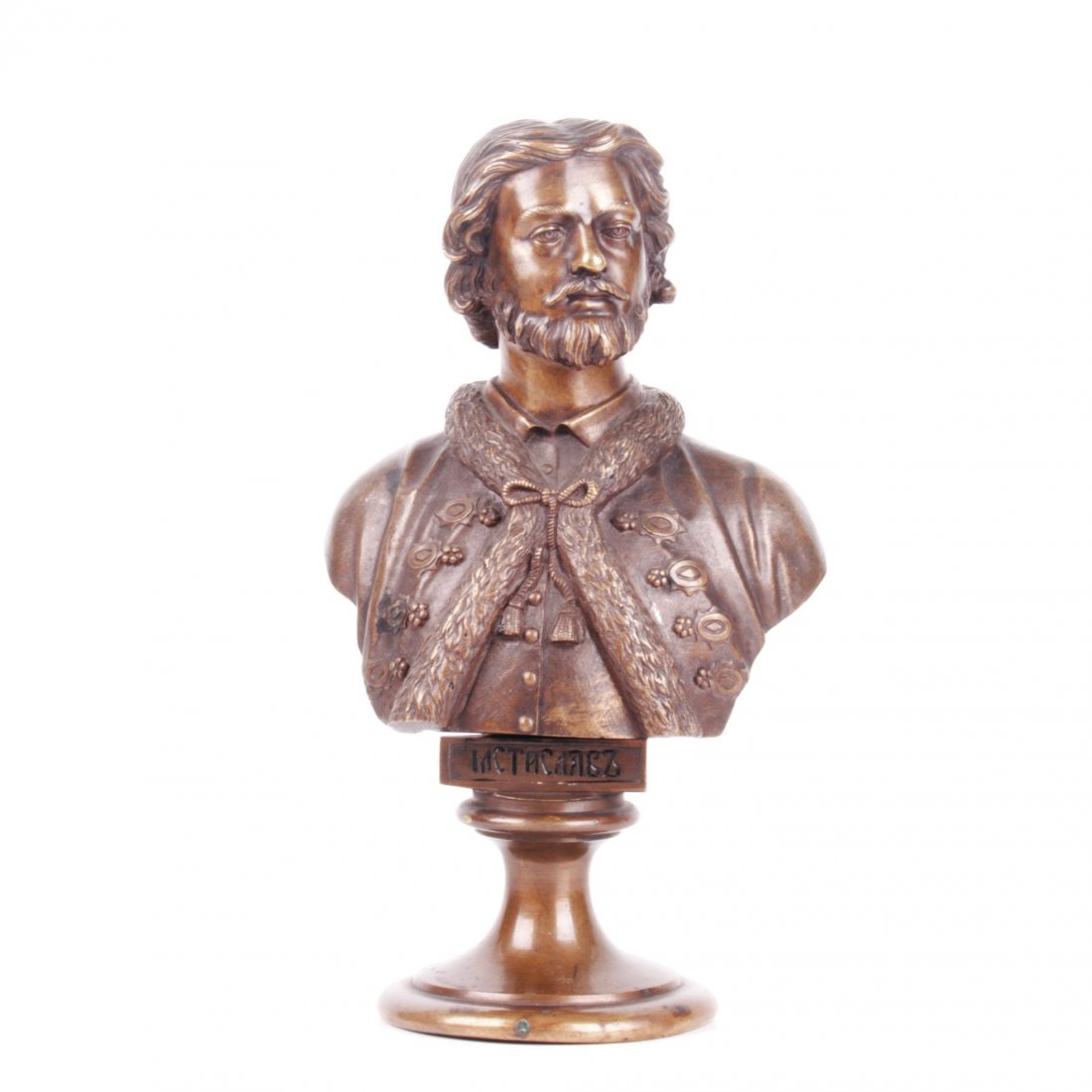 Russian bronze bust of Grand Duke Mstislav I, F. Chopin — image 1