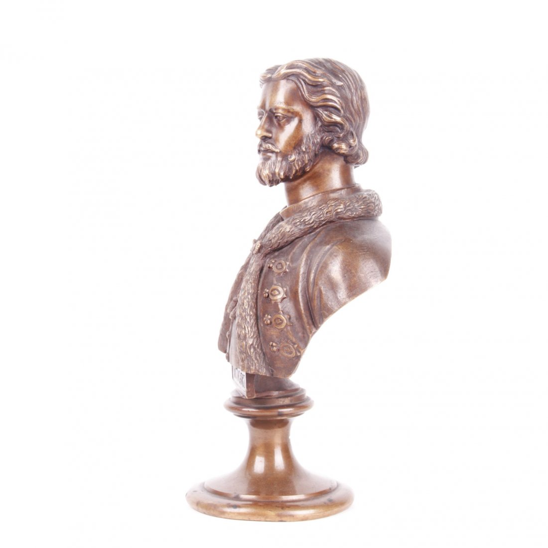 Russian bronze bust of Grand Duke Mstislav I, F. Chopin — image 3