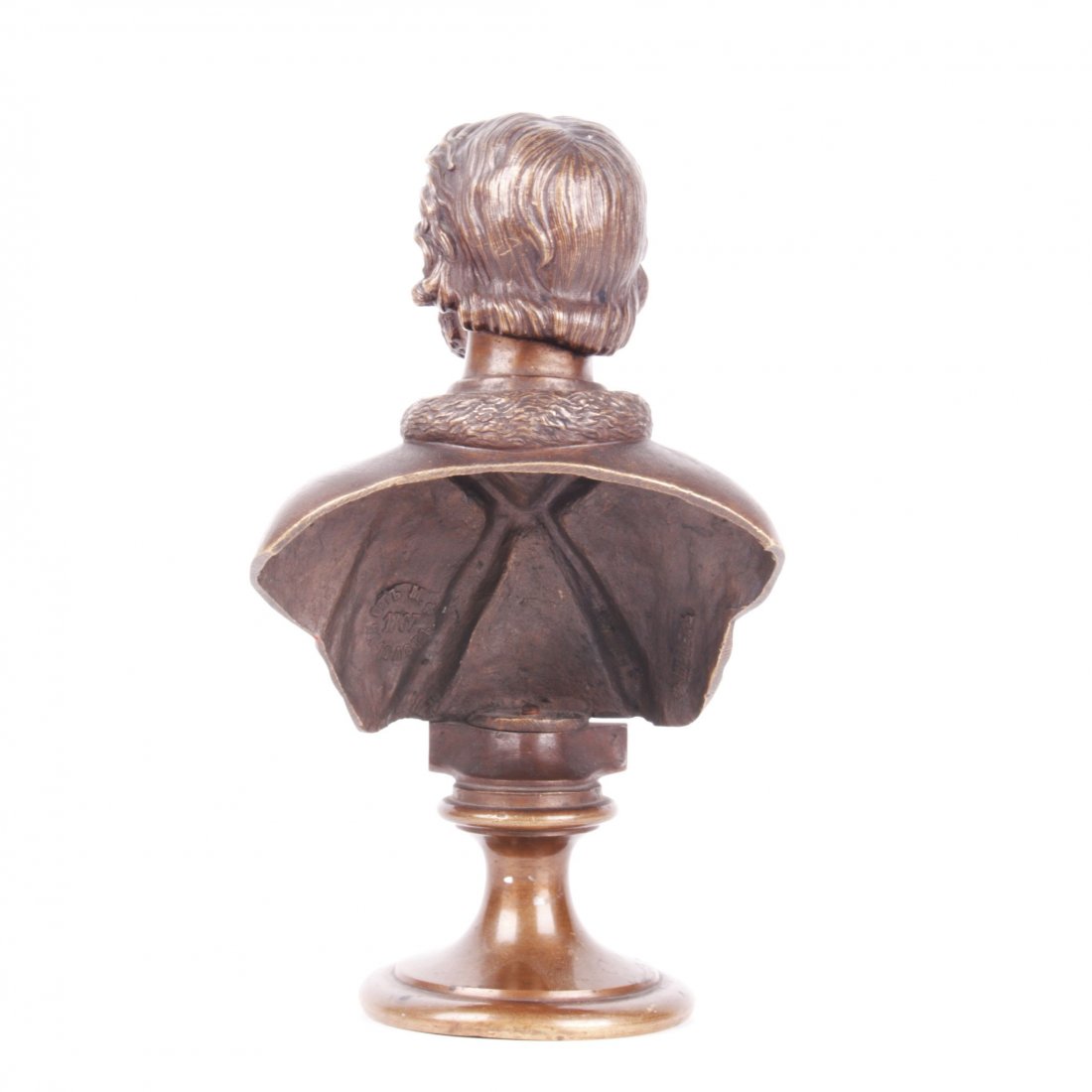 Russian bronze bust of Grand Duke Mstislav I, F. Chopin — image 4