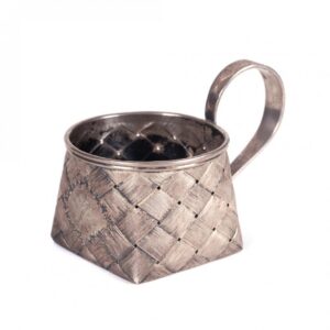 Russian silver teaglass holder. 1899-1903y. — image 1