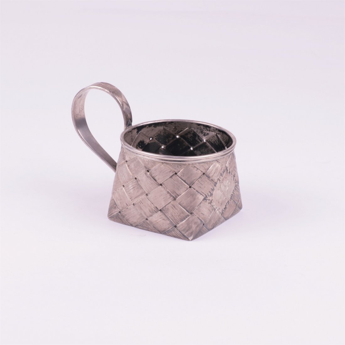 Russian silver teaglass holder. 1899-1903y. — image 2