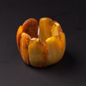 Antique amber hand bracelet. — image 5