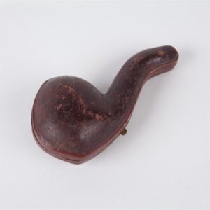 Antique smoking pipe with amber in case. — image 2