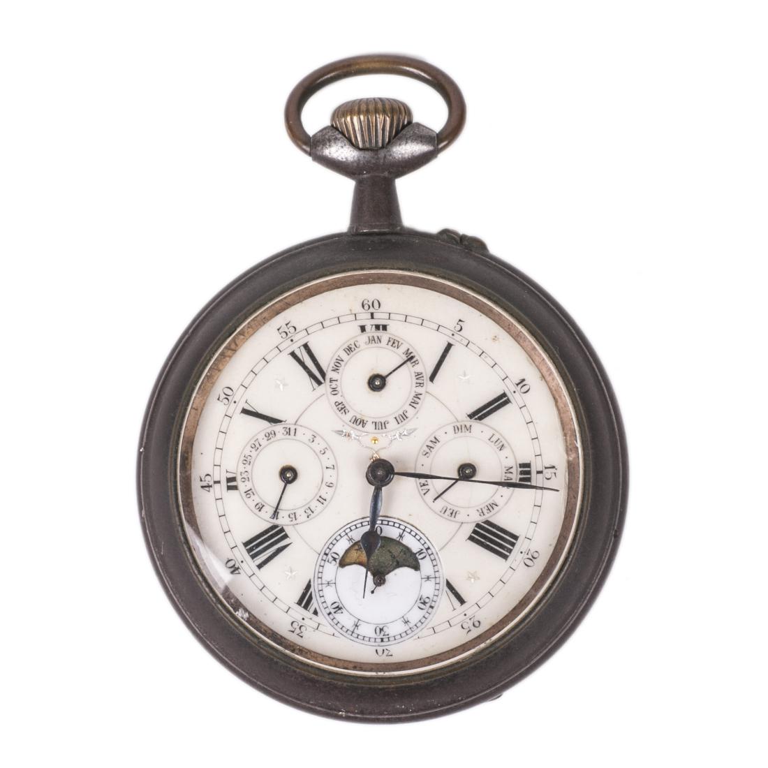 Pocket watch with calendar — image 1